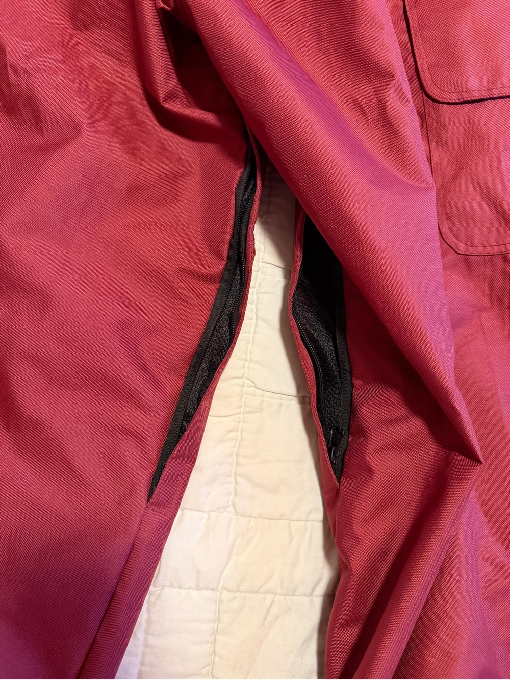 Maroon Baggy Snowpants - Picture 4 of 8